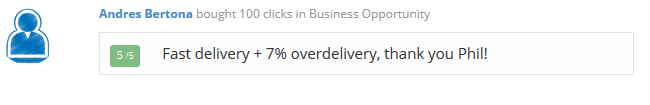 Andres-Bertona - Fast delivery + 7% overdelivery, thank you Phil! 